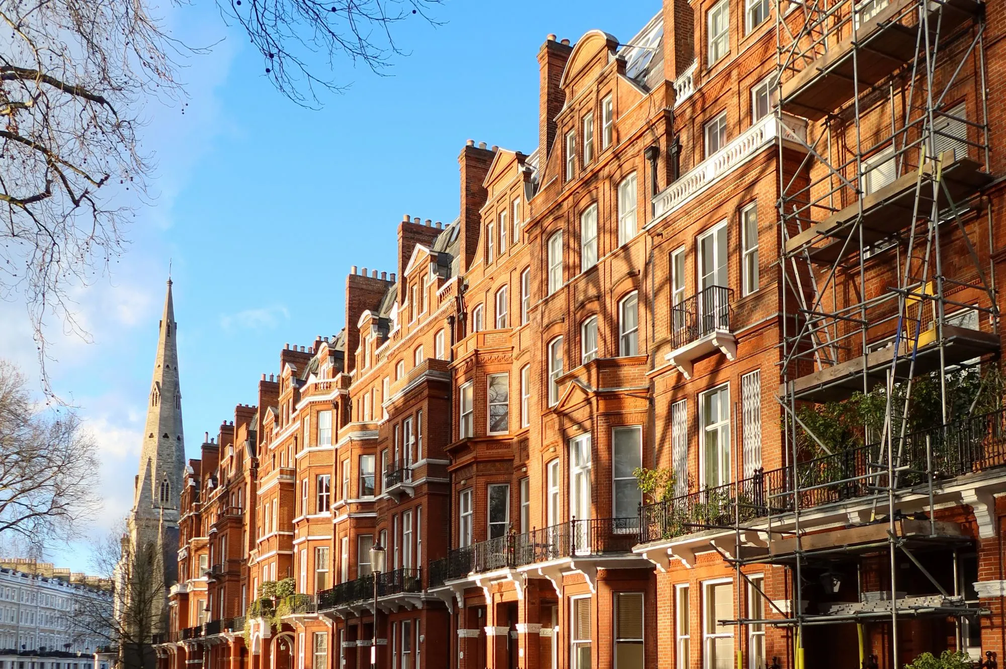After builders cleaning in Chelsea, London