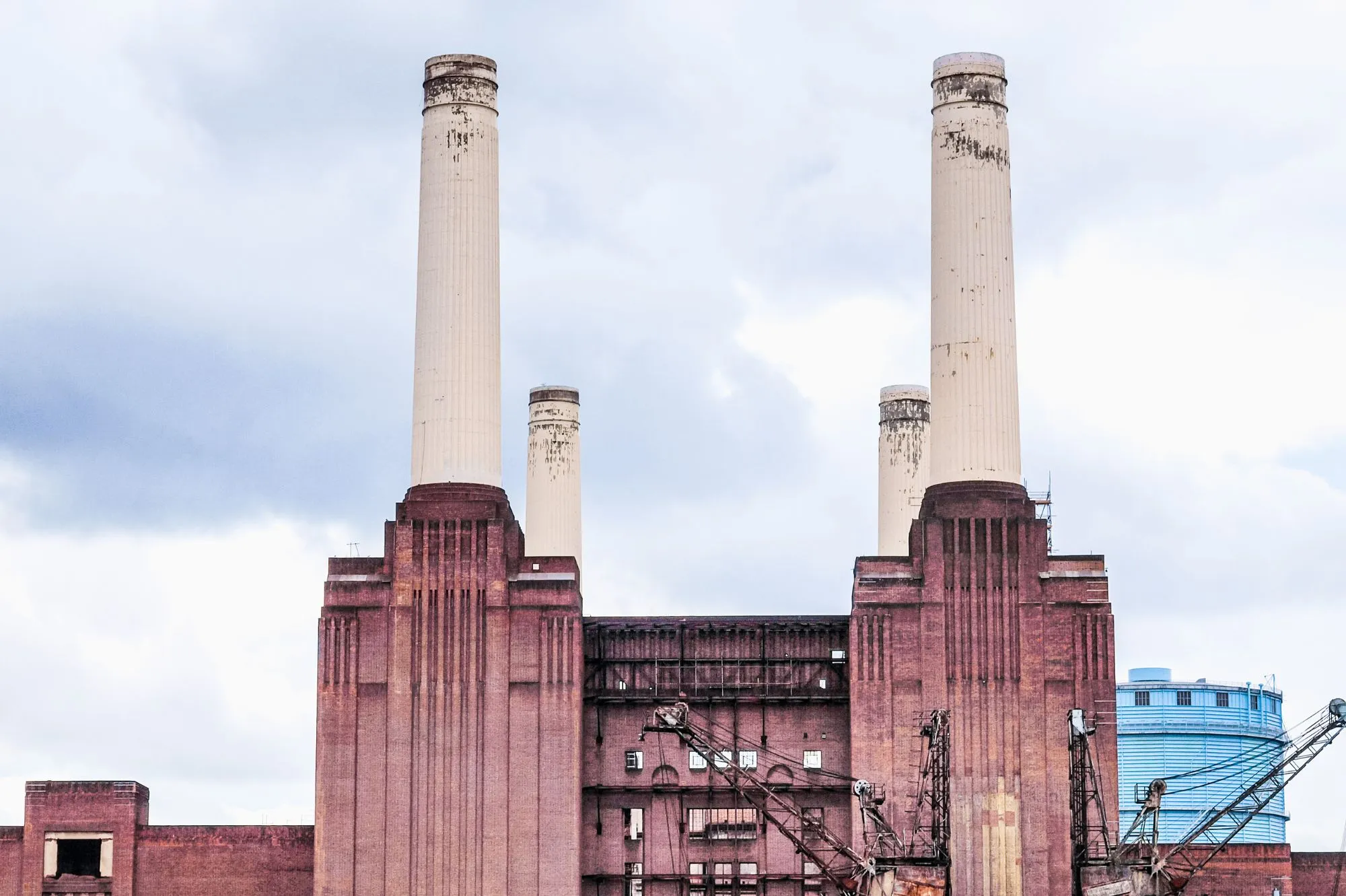 Battersea Power Station iconic landmark in South London